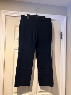 Lauren Ralph Lauren Adelle Straight Leg Pants in Navy 8